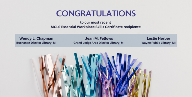 MCLS member benefit spotlight: FREE Essential Workplace Skills workshops and certificate